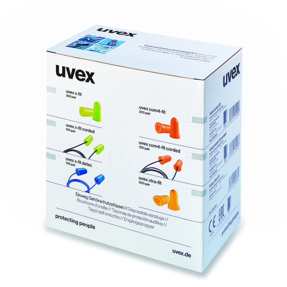 Gehörschutzstöpsel Nachfüllboxen | Typ: xtra-fit, Schalldämmung (SNR): 36 dB, Größe: L