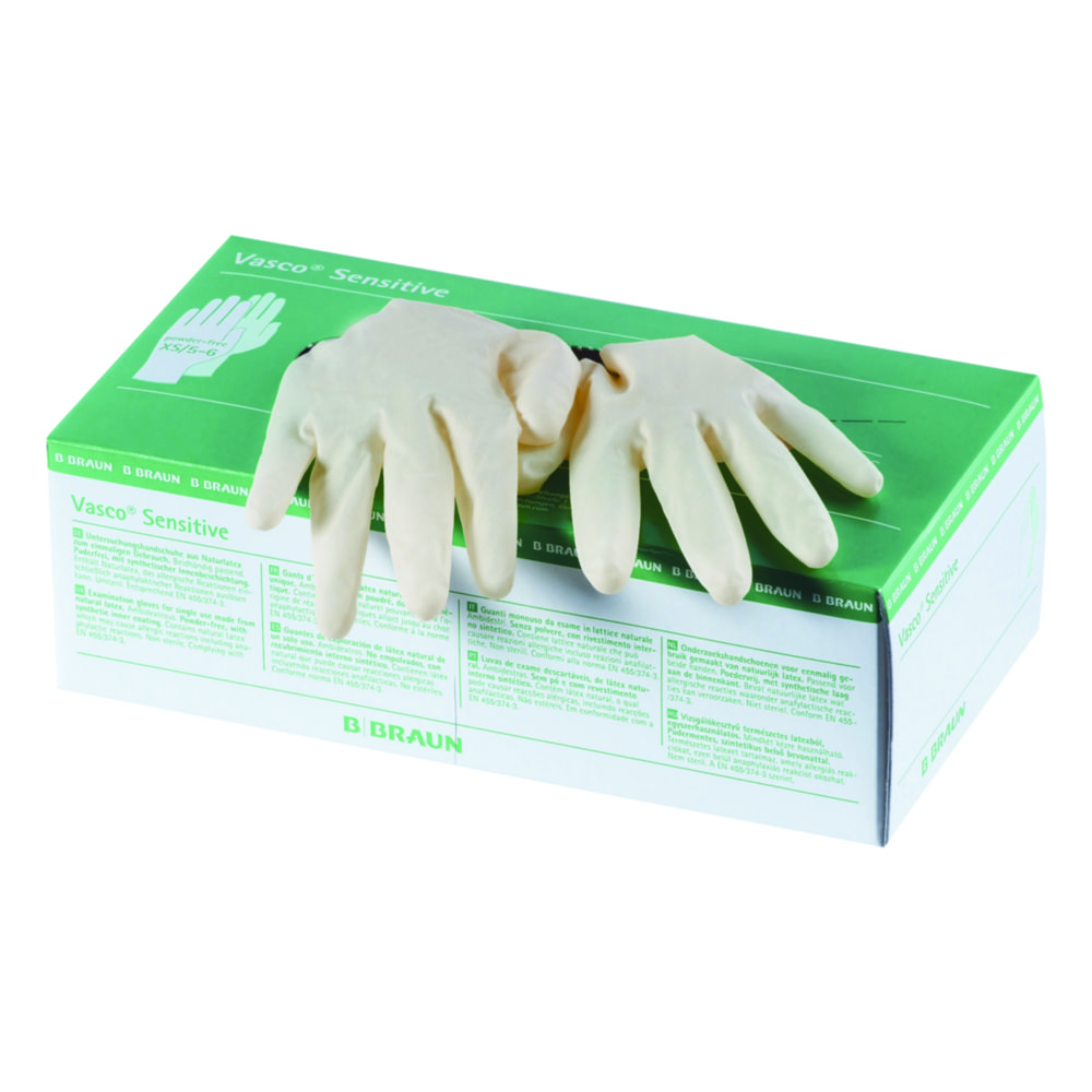 Einmalhandschuhe Vasco® Sensitive, Latex | Handschuhgröße: S