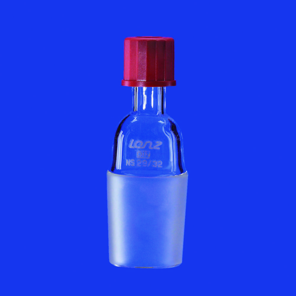 Gewinderohre mit NS-Kern, DURAN®-Rohr, mit Kappe und Dichtung