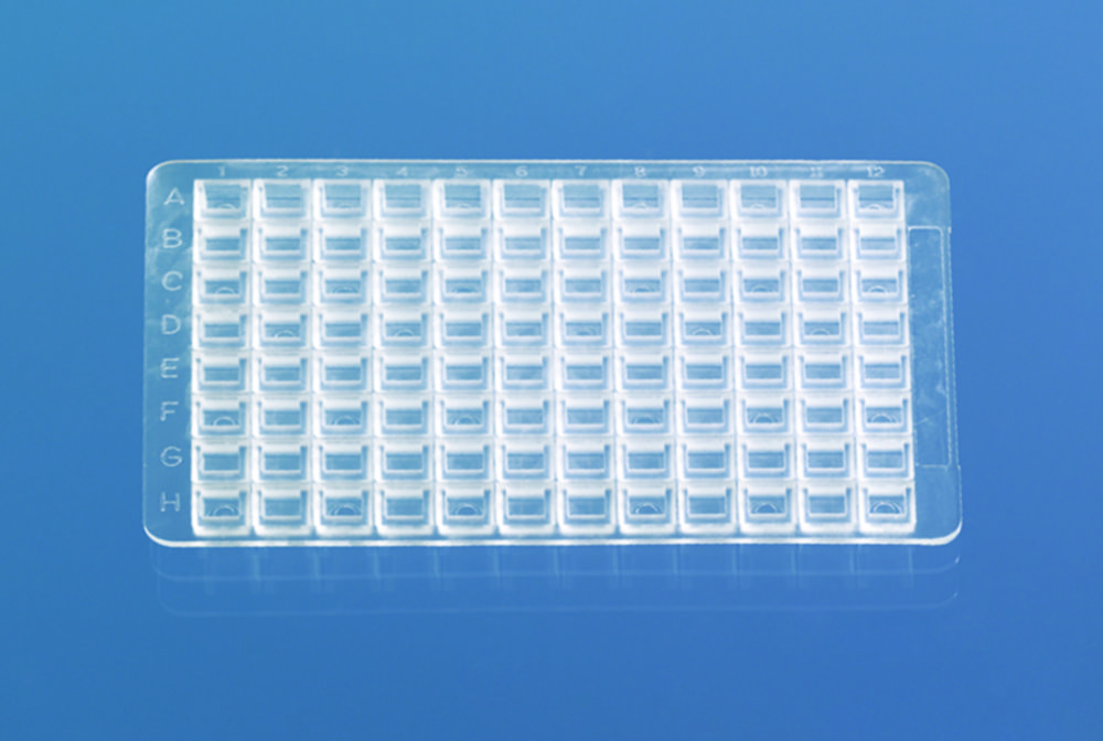 Verschlussmatten für Deep-well-Platten | Beschreibung: Verschlussmatte für 2,2 ml 96-well Platten (Standard), Material: EVA, Steril: Nein