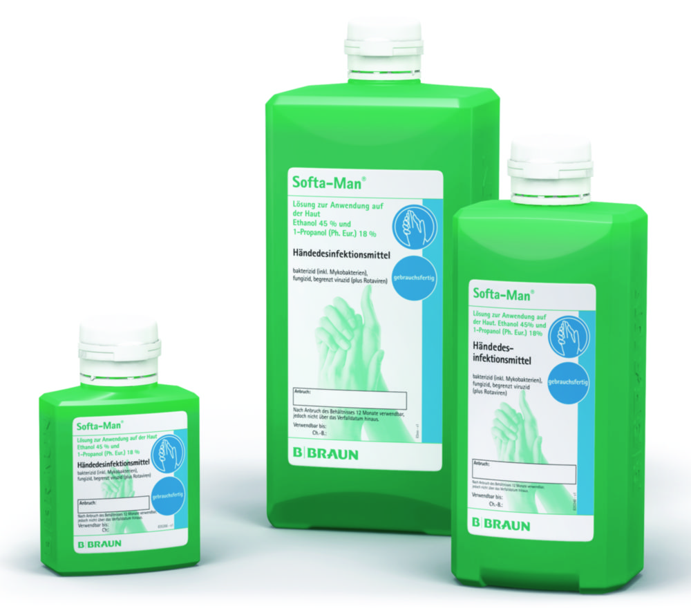 Händedesinfektion Softa-Man® | Inhalt: 1000 ml, Produktart: Lösung, Verpackungsart: Flasche