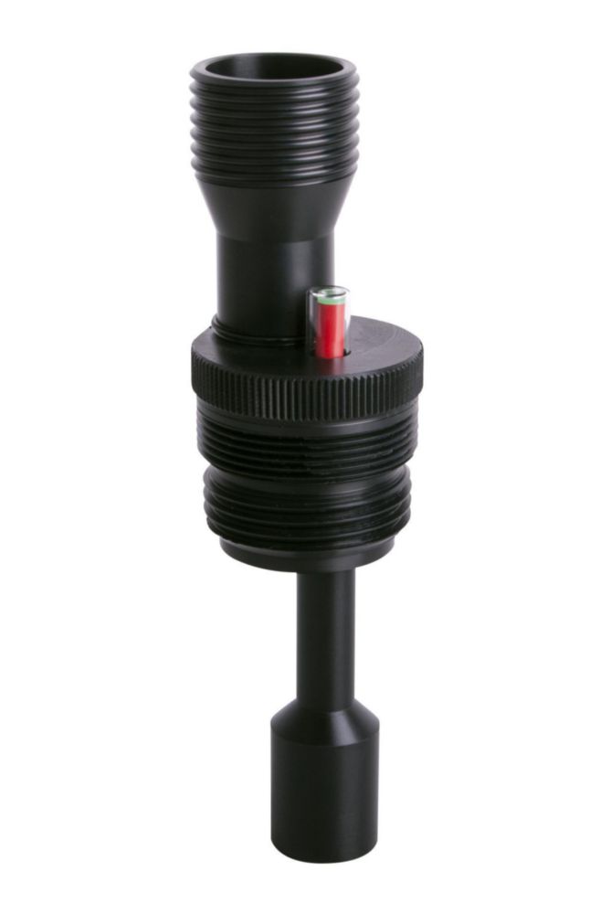 Adapter für Trichter mit mechanischem Füllstand Doppelgewinde G2"/ Trisure2" (m) auf GL45 (m), PE-HD mit Anschluss M12x1 für mechan. Füllstandsa.