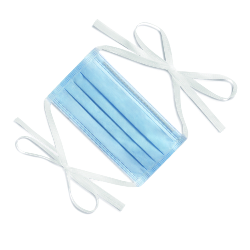 OP-Gesichtsmaske, Tie-on und Earloop