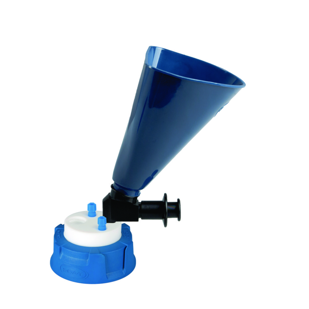 SafetyWasteCaps mit Sicherheitstrichter für flüssige Abfälle