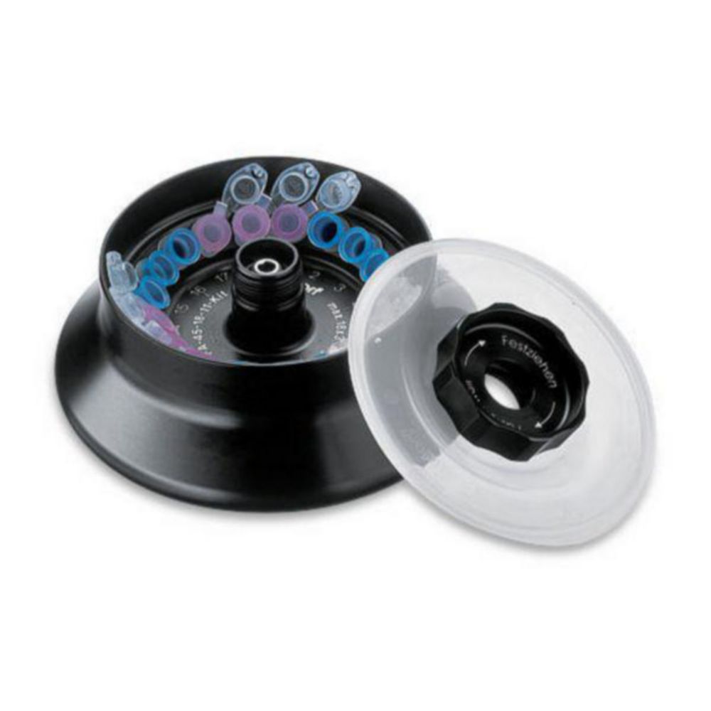 Festwinkelrotoren für Mikrozentrifugen 5425/5425 R, inkl. Rotordeckel | Typ: F-45-18-11-Kit, Für Gefäße: 18 x 1,5/2,0 ml oder 18 x Spin Columns
