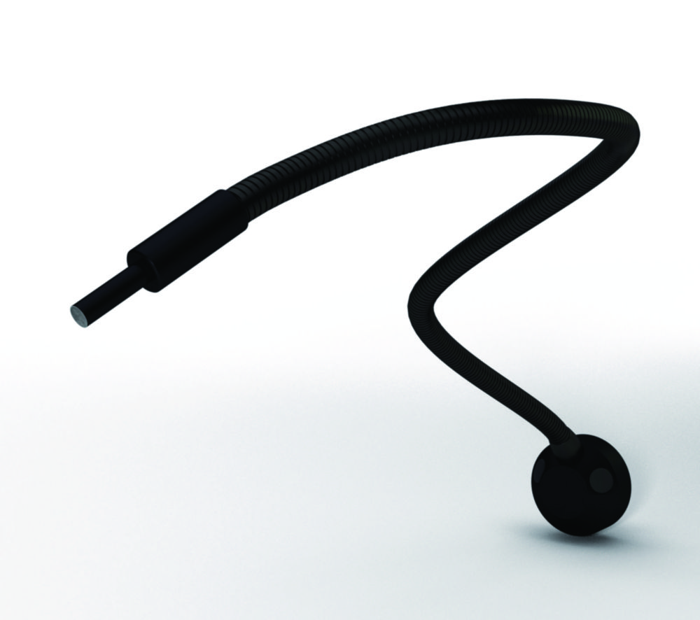 Lichtleiter, halbstarr, GLS1 / GLS2 / GLS3 | Typ: GLS1, Beschreibung: 1-armig, Armlänge 450 mm, aktiver Ø 4,5 mm, Material: Stahl / Messing