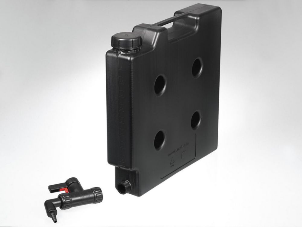 Raumsparset, HDPE, elektrisch leitfähig | Nennvolumen: 5000 ml, Abmessungen (BxTxH): 65 x 335 x 335 mm