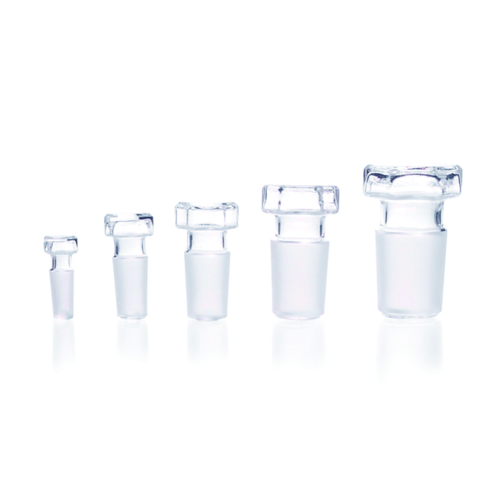 Sechskant-Hohlstopfen DURAN®, flach