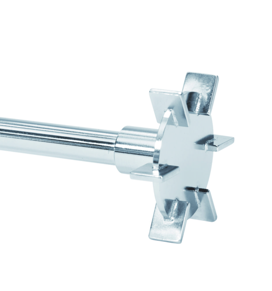 Scheibenrührer, Edelstahl 1.4571 | Typ: R 3004, Ø Rührkopf: 30 mm