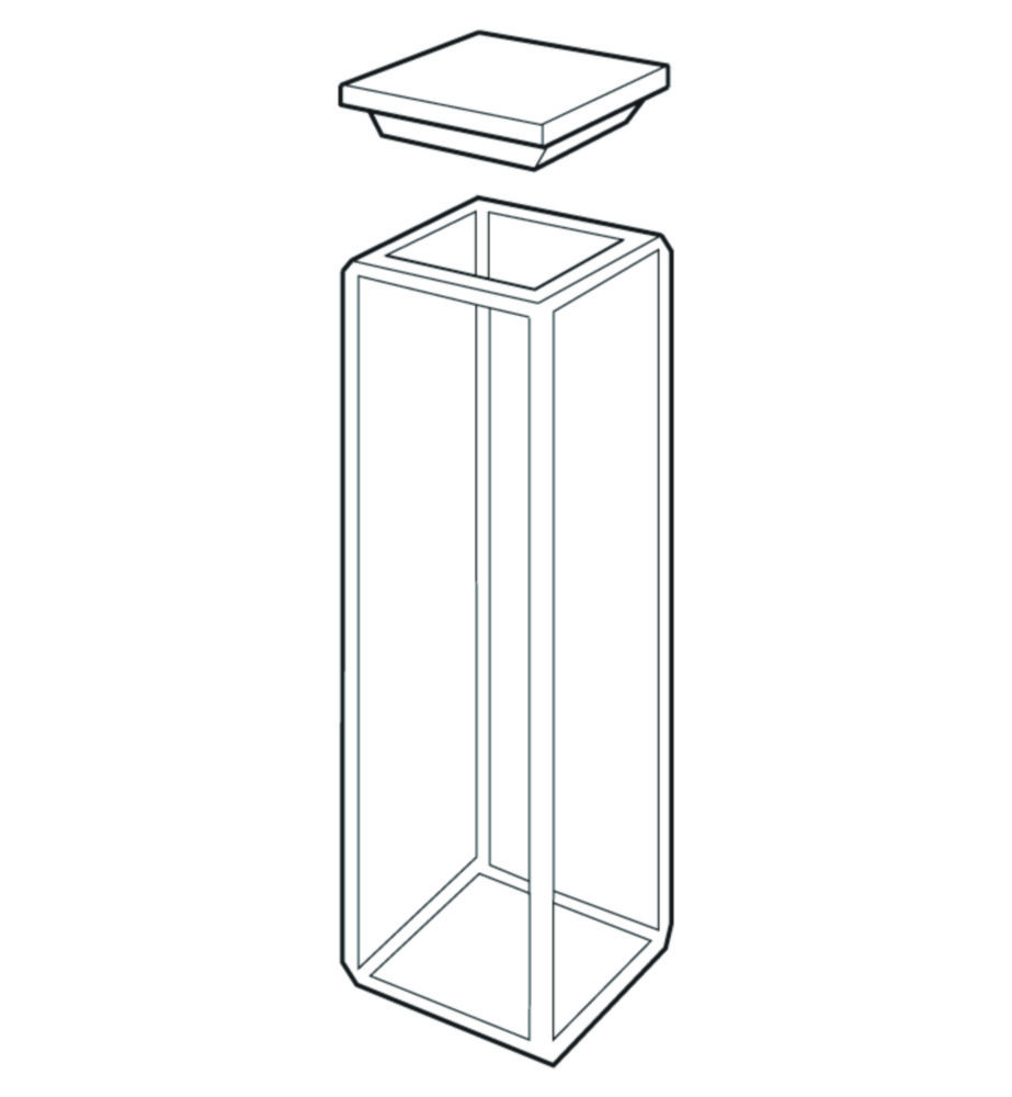 Standard Rechteck-Küvetten für Fluoreszenzmessung