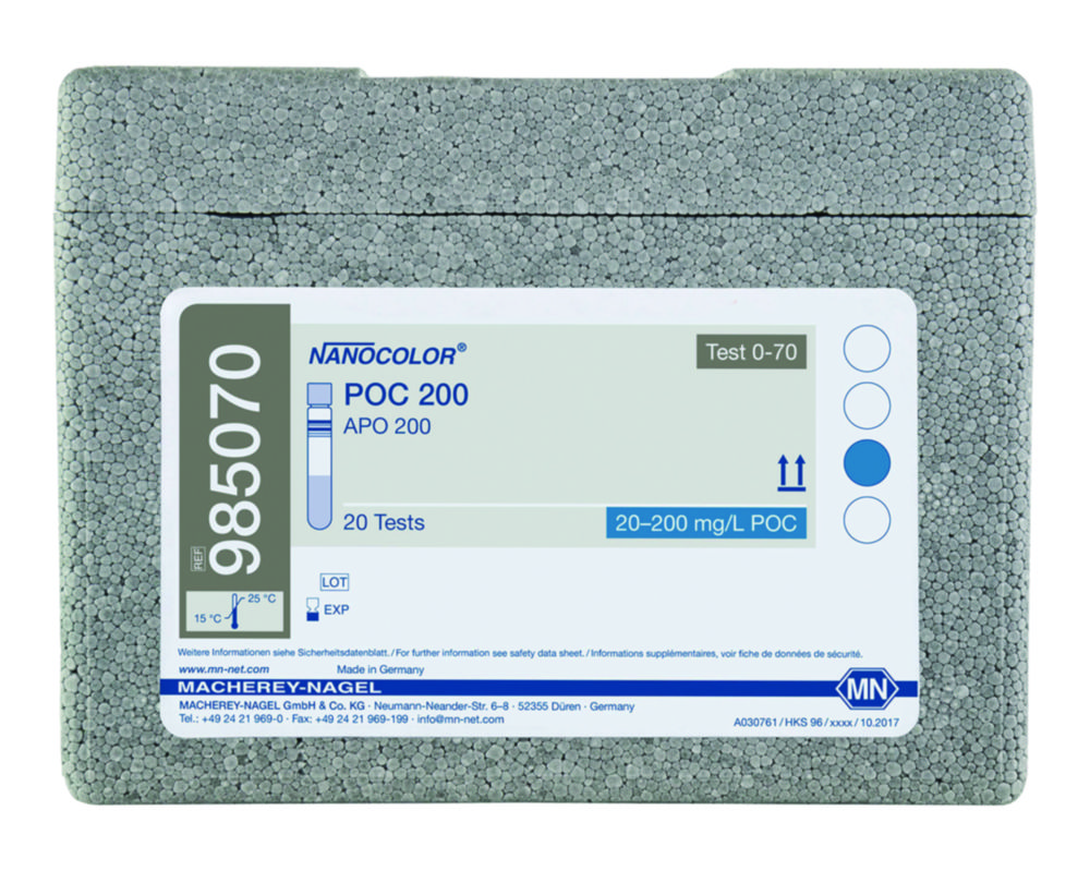 Rundküvettentests NANOCOLOR® Polycarbonsäuren