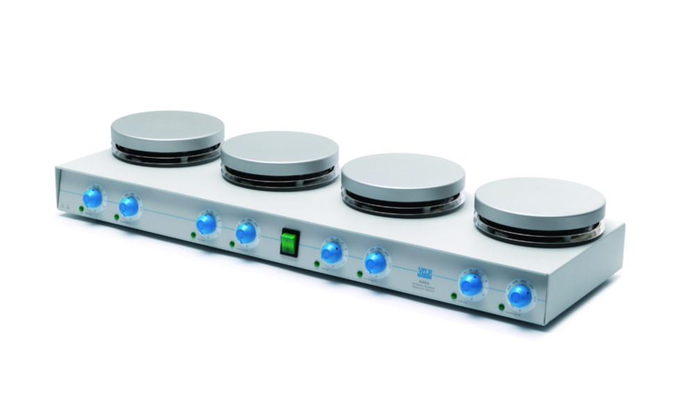 Mehrstellen-Magnetrührer mit Heizung AM4