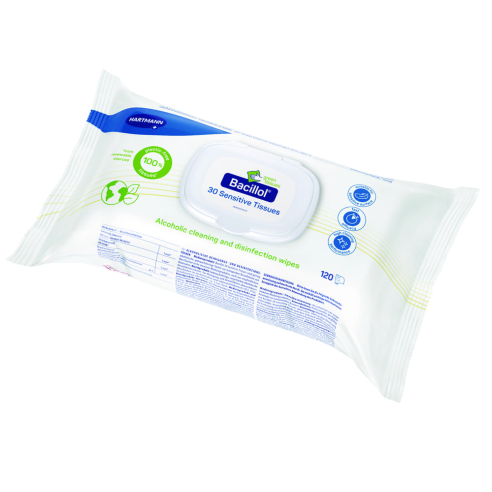 Desinfektions-Tücher Bacillol® 30 Sensitive, Green Tissues