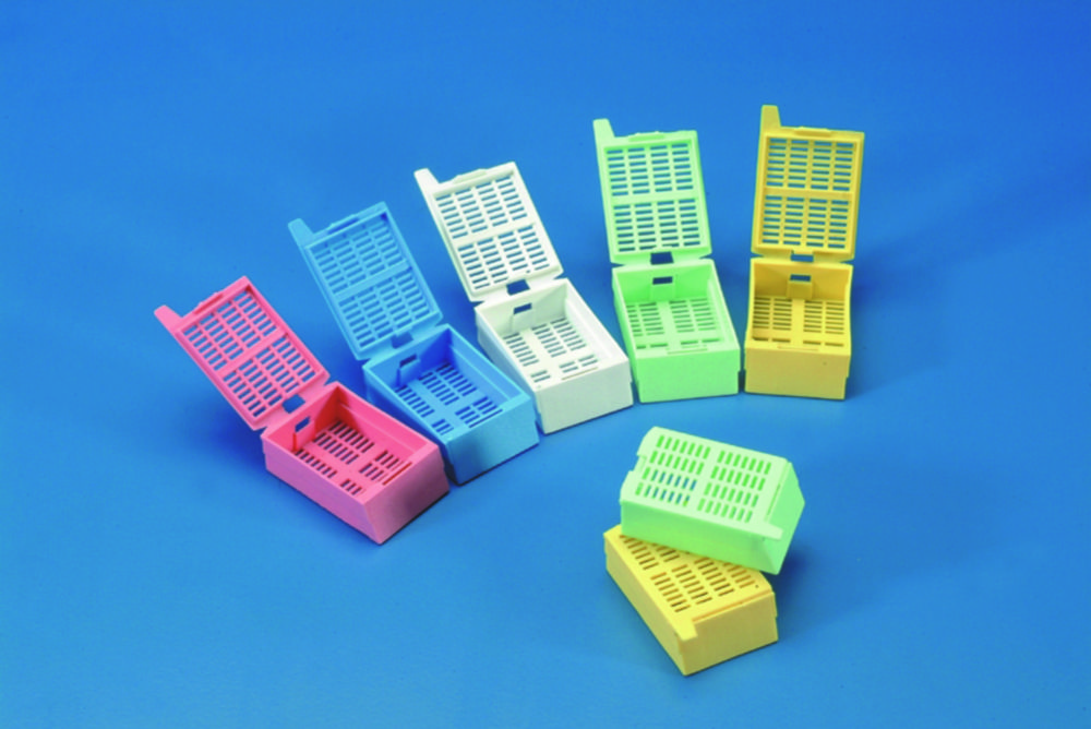 Einschlusskassetten, POM | Farbe: weiß, Abmessungen (B x T x H) mm: 28 x 40 x 6,8