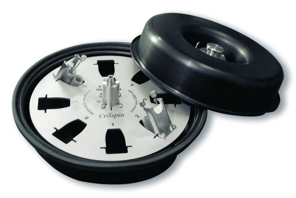 Zubehör für Zentrifugen Cellspin® III | Beschreibung: EASY Single Cellfunnel, Einweg mit weißer Filterkarte**